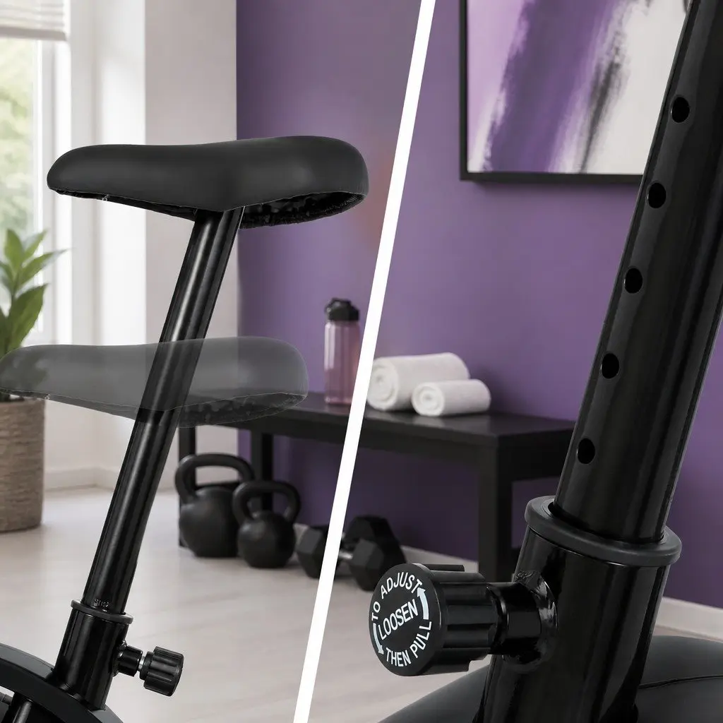 Magnetic Upright Exercise Bike with 8 Resistance Levels