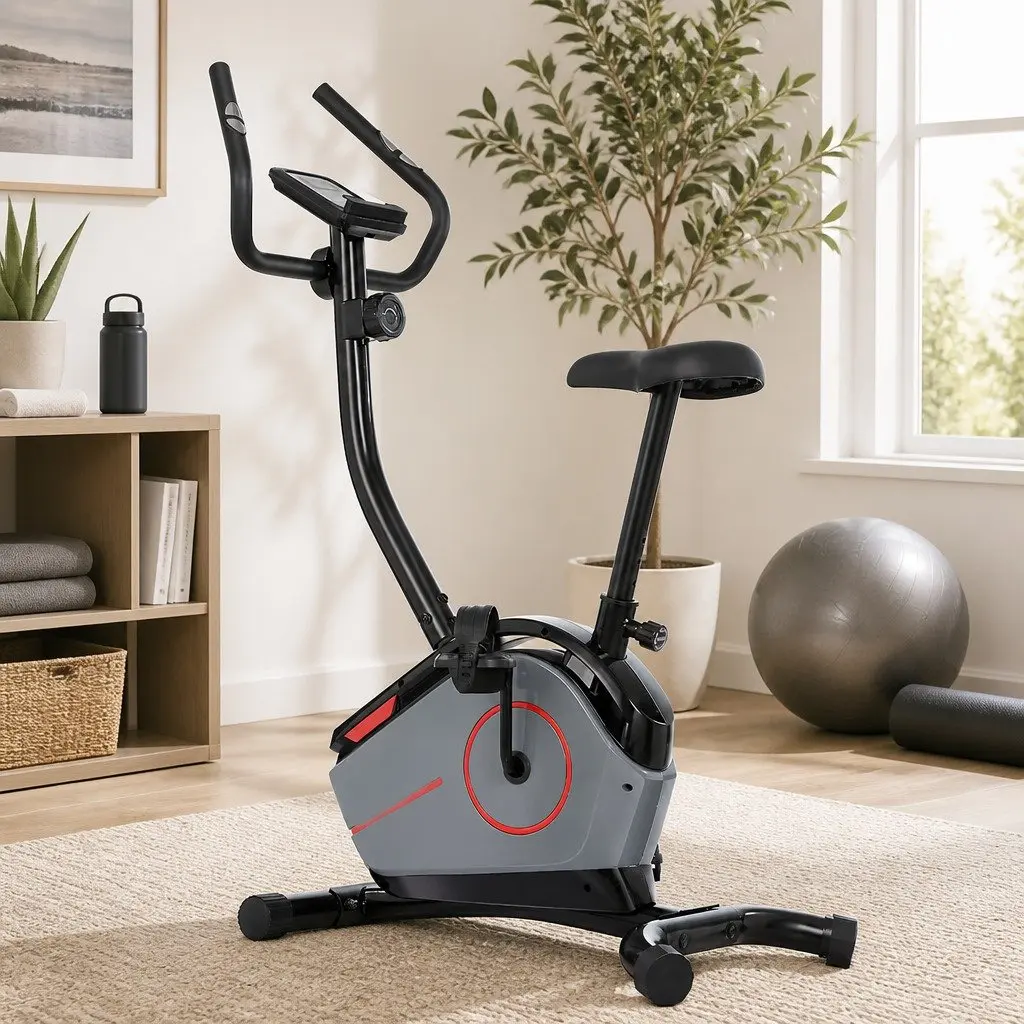 Magnetic Upright Exercise Bike with 8 Resistance Levels