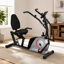 Magnetic Resistance Recumbent Exercise Bike for Home Fitness