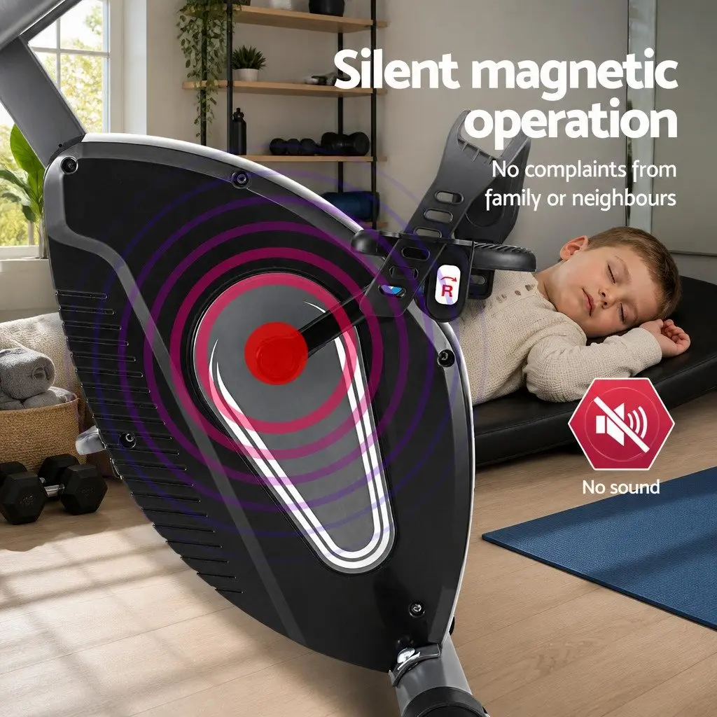 Magnetic X-Frame Folding Exercise Bike