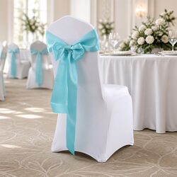 Elegant Satin Chair Sashes for Weddings and Events