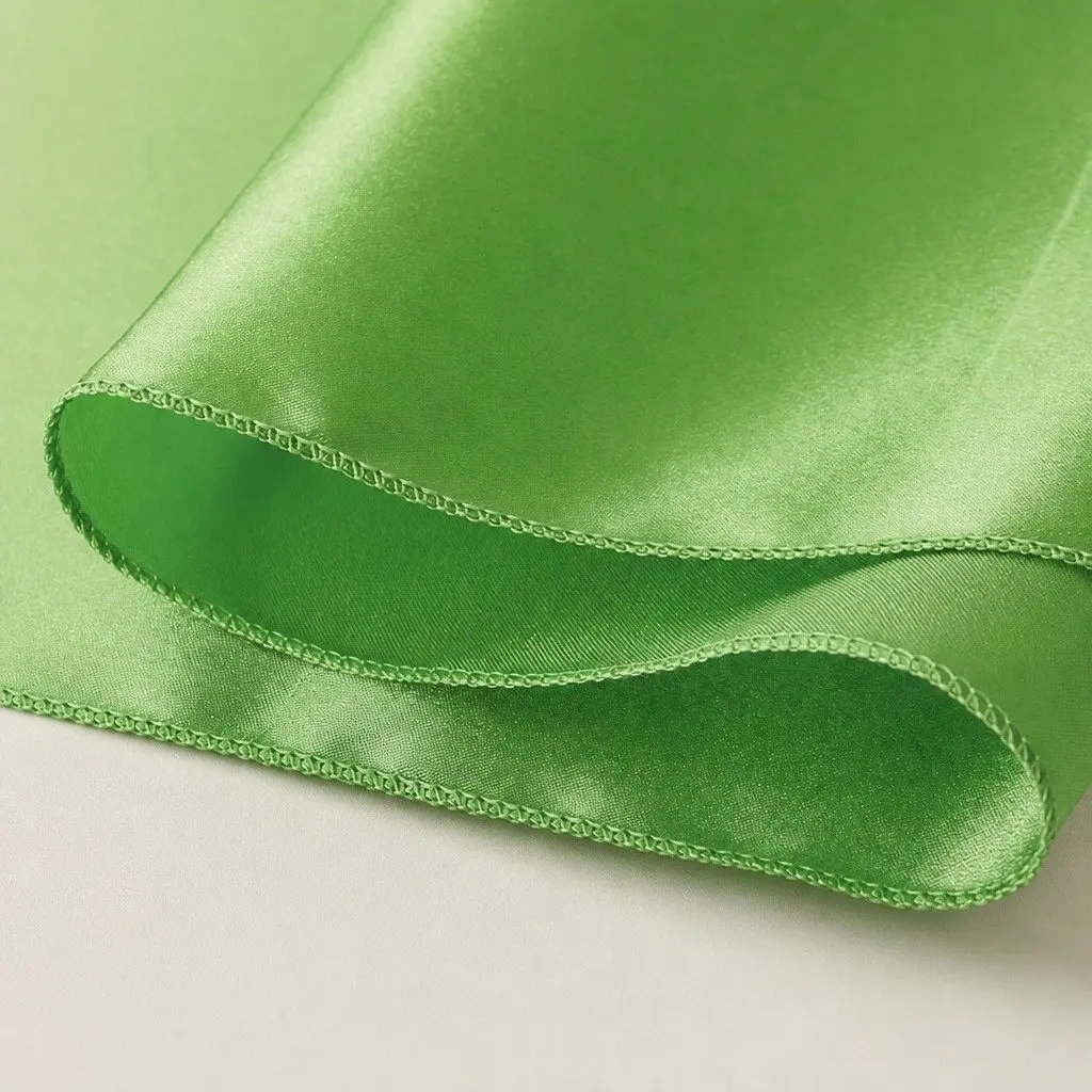 Satin Table Runner Chair Sash 278cm Grass Green
