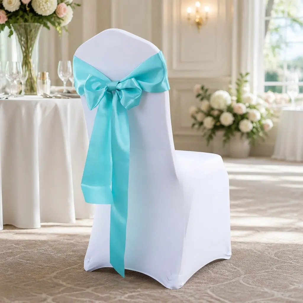 Satin Chair Sashes 278cm x 18cm 50 Pack Wedding Event Venue Decoration