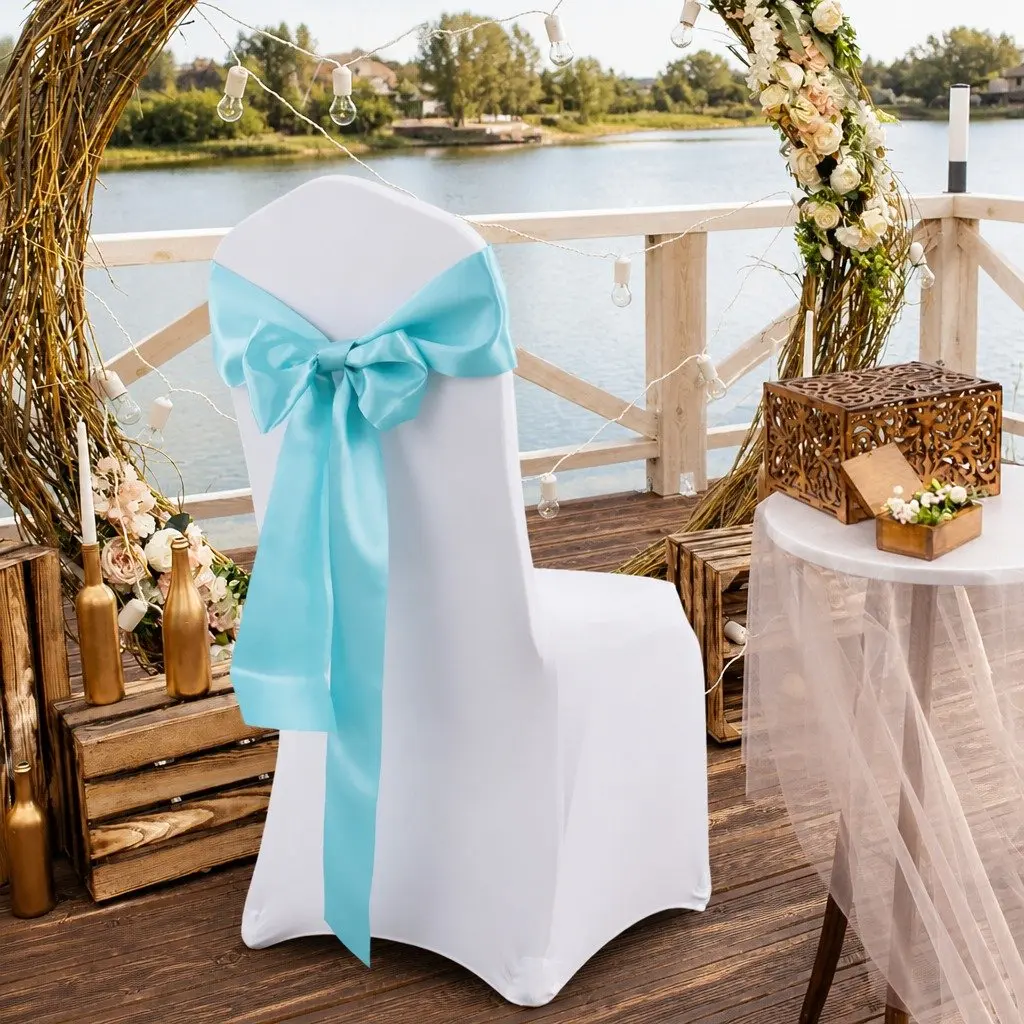 Satin Chair Sashes 278cm x 18cm 50 Pack Wedding Event Venue Decoration