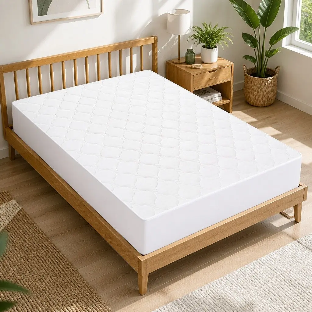 Single Fitted Waterproof Mattress Protector