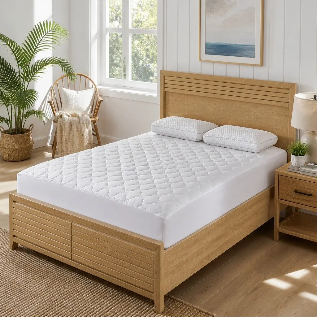Single Fitted Waterproof Mattress Protector