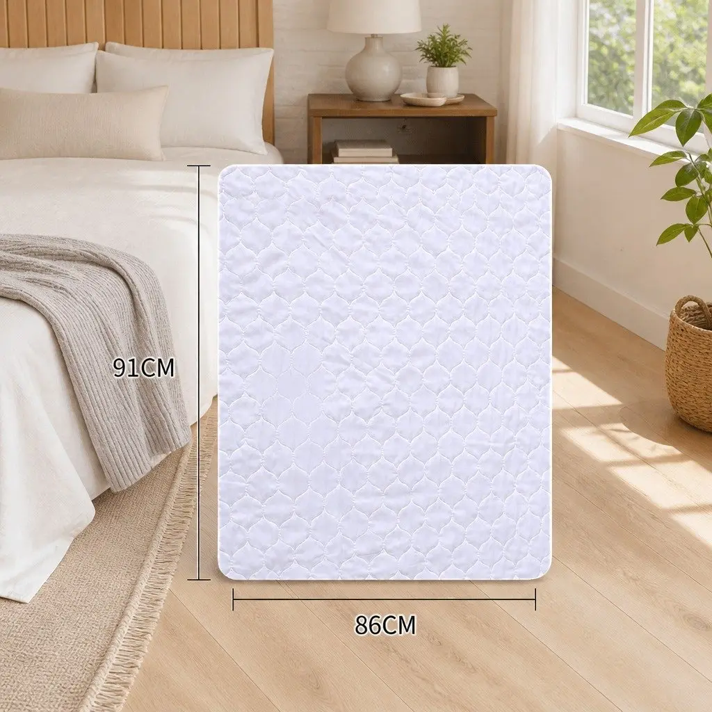 Waterproof Bed Pad Single Washable Protector Absorbent Mattress Incontinence