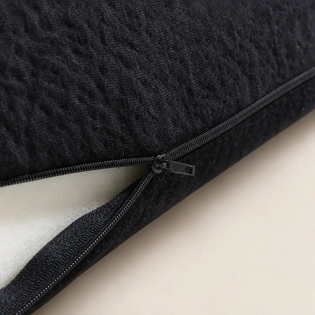 Memory Foam Wedge Pillow with Cool Gel for Back Support