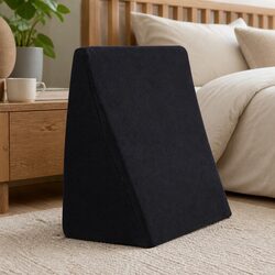 Memory Foam Wedge Pillow Back Support Elevation Cushion with Cooling Gel Black