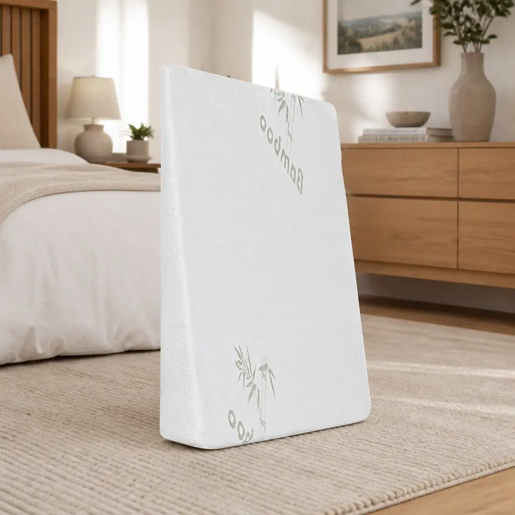 Wedge Pillow Memory Foam Support Back Legs Lounging White 10cm 19cm 25cm 30cm