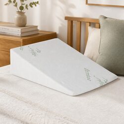 Premium Memory Foam Wedge Pillow for Back and Leg Support