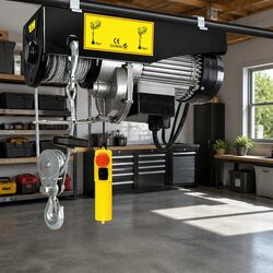 Heavy-Duty Electric Hoist Winch 500/1000KG Remote Control