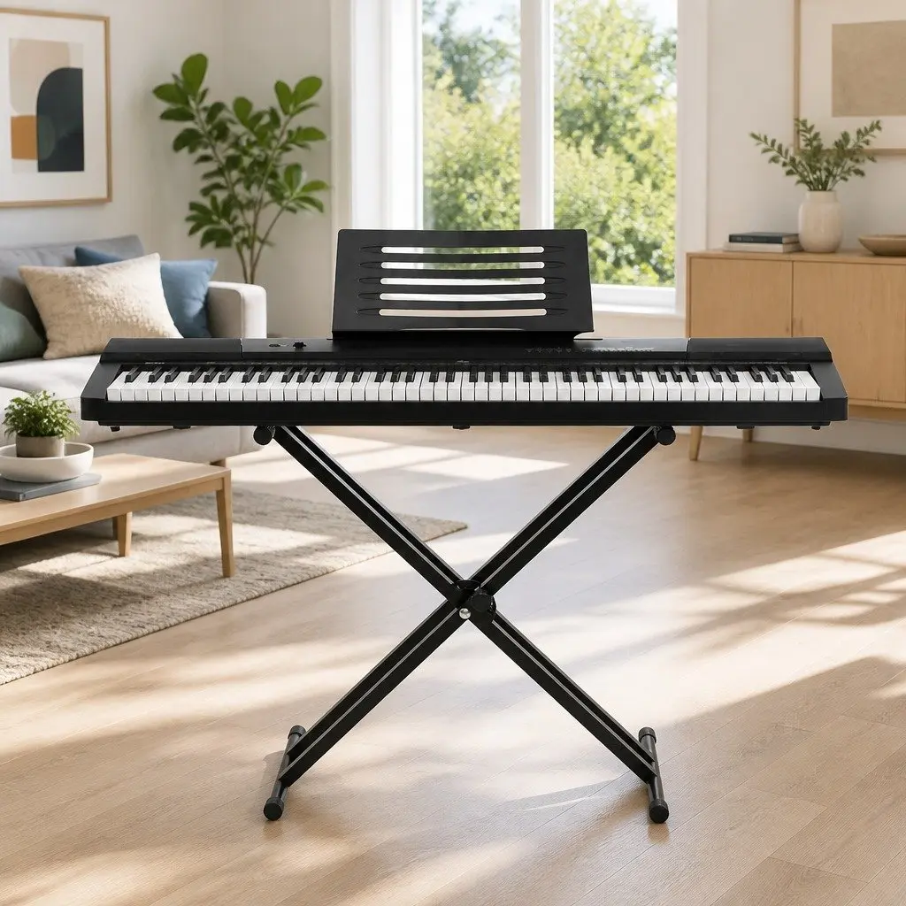 88 Key Electronic Piano with Stand and Sustain Pedal