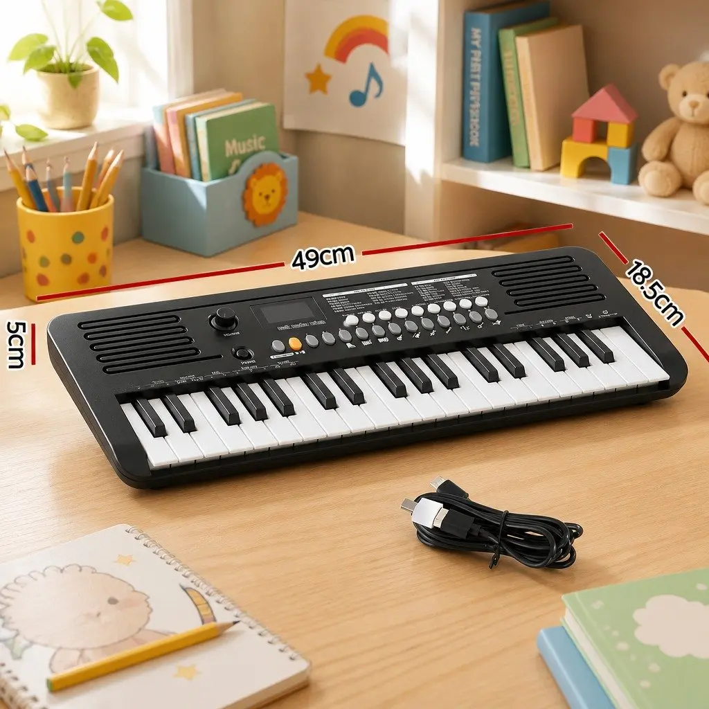 Portable 37-Key Digital Piano with Responsive Touch