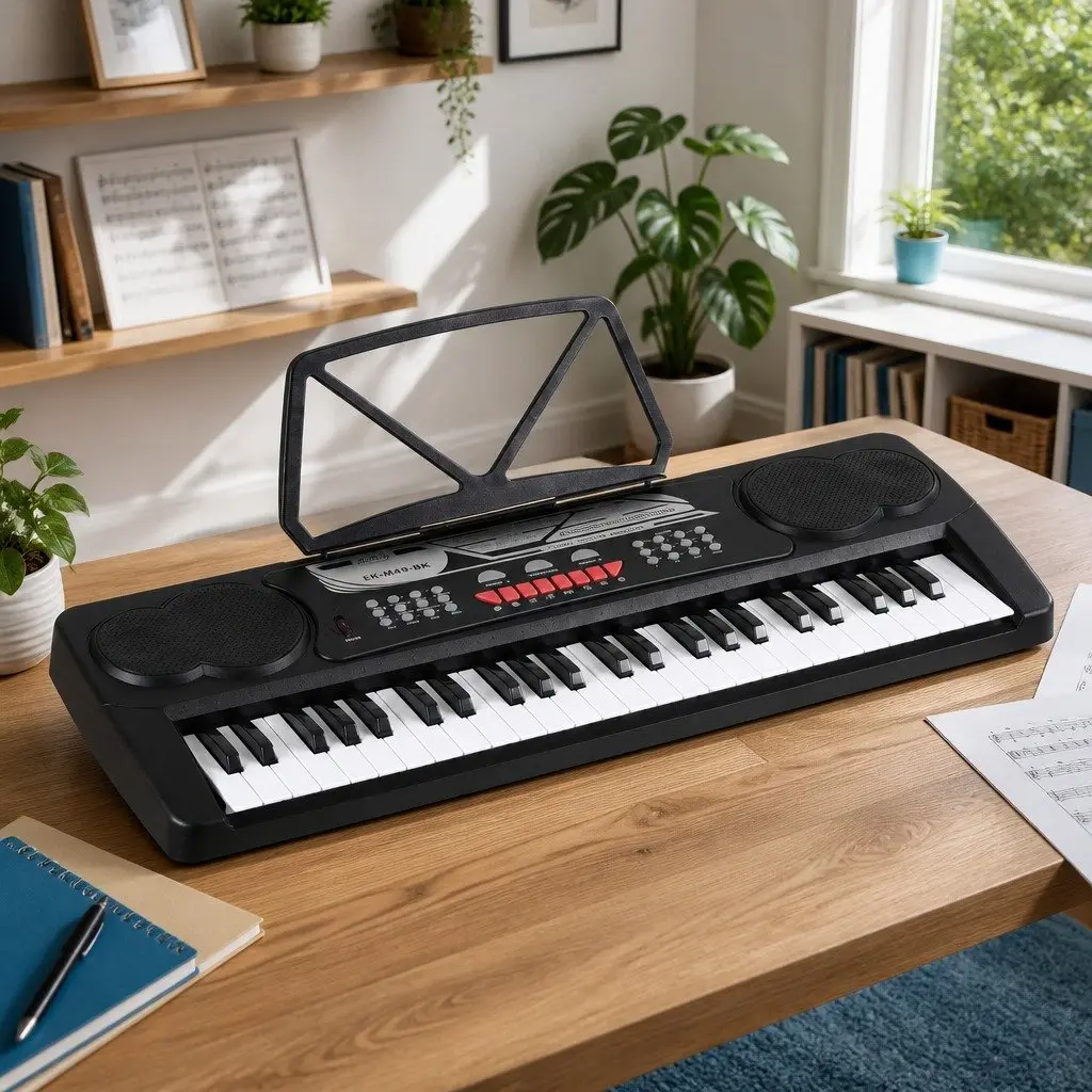49 Key Electronic Keyboard Portable Digital Piano Musical Instrument with