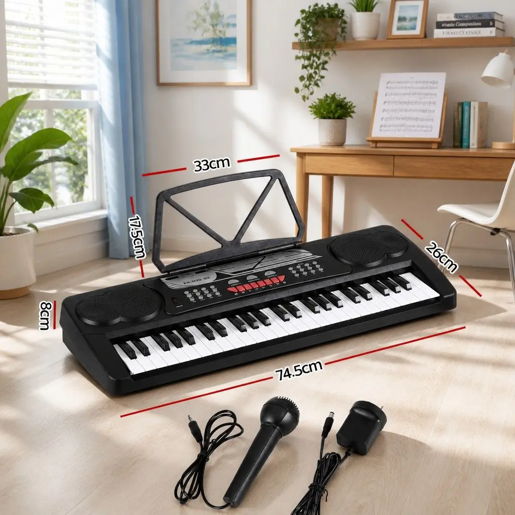 49 Key Electronic Keyboard Portable Digital Piano Musical Instrument with