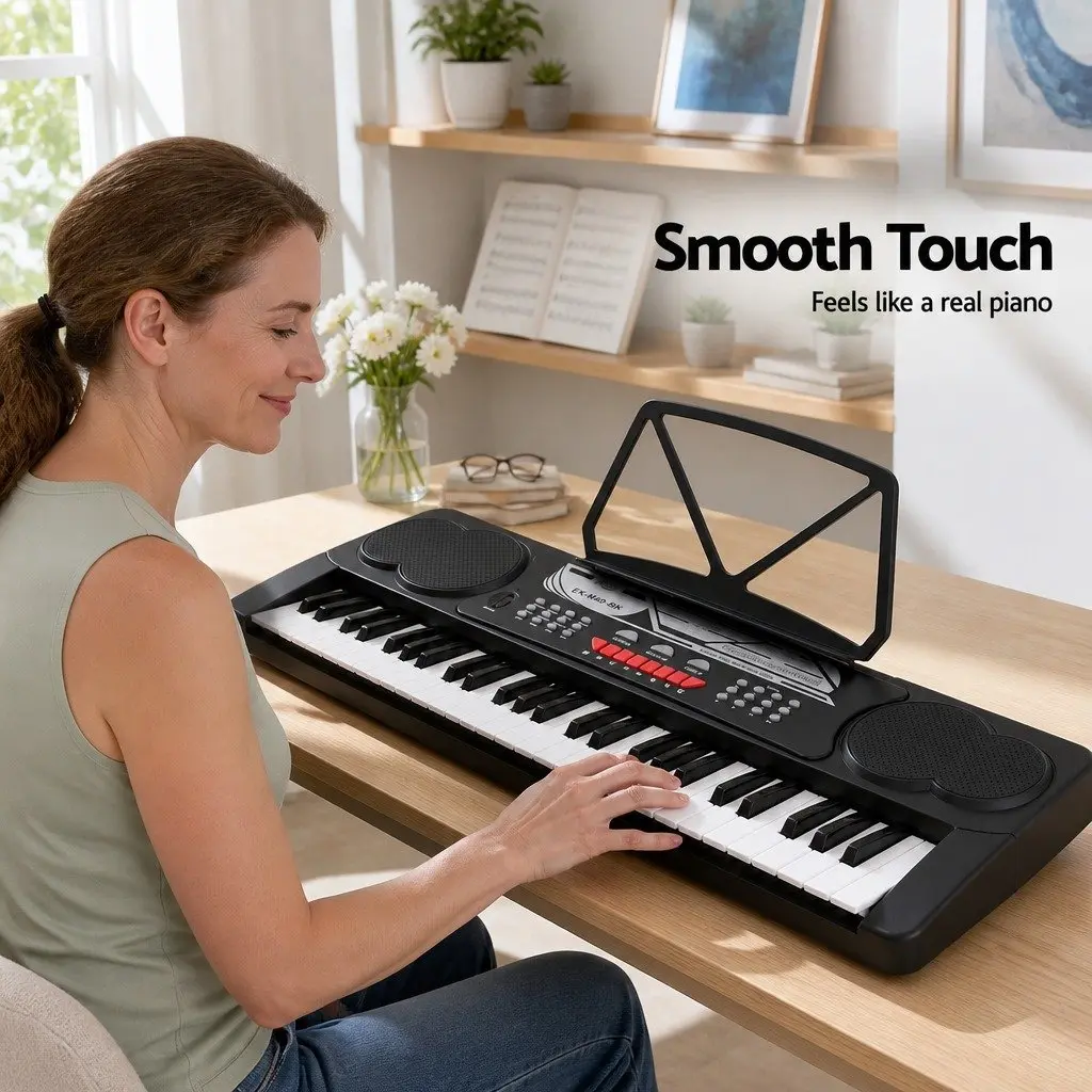 49 Key Electronic Keyboard Portable Digital Piano Musical Instrument with