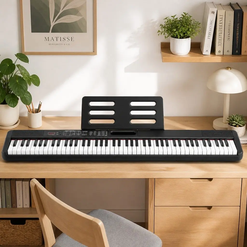 88-Key Electronic Piano Keyboard with Bluetooth
