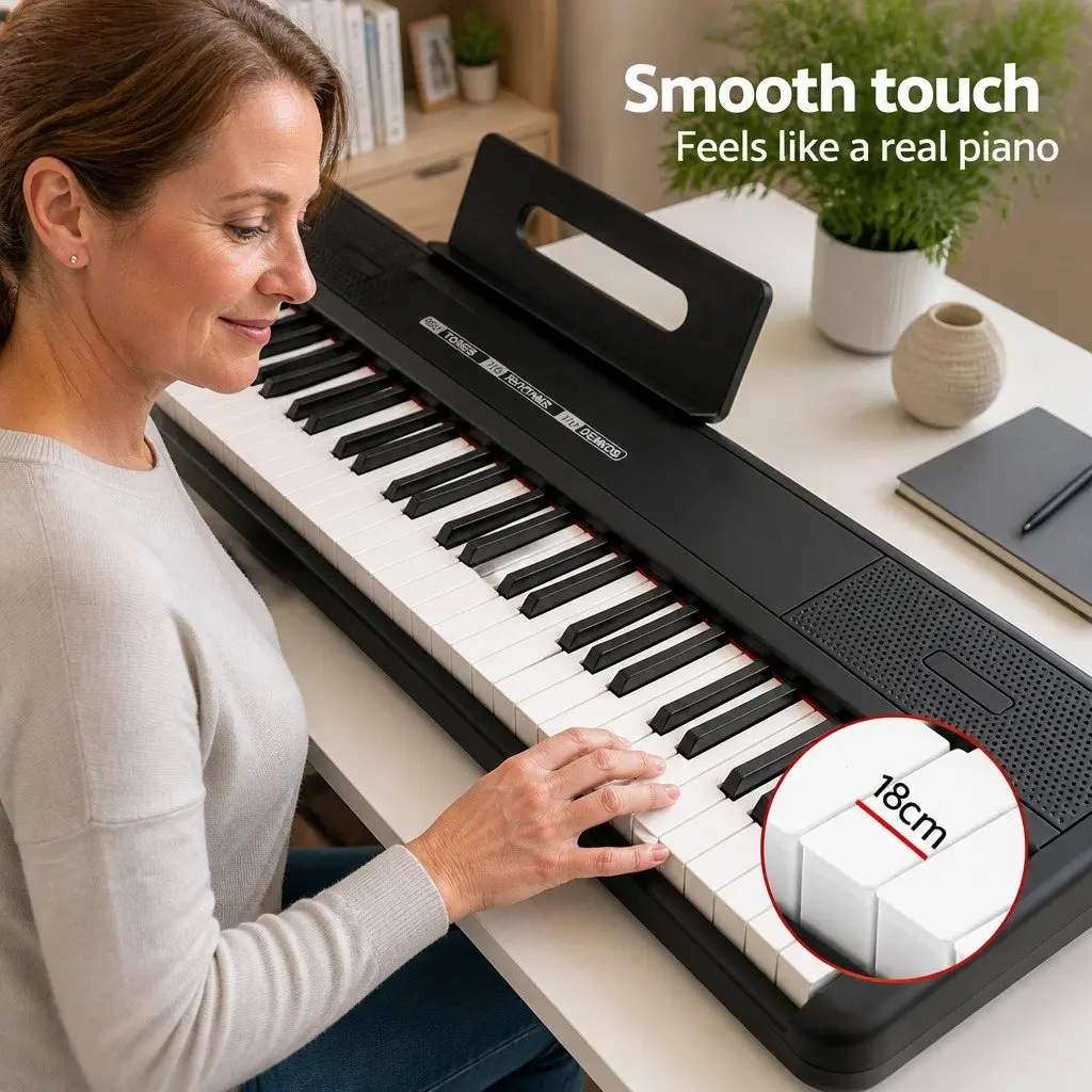 88-Key Electronic Piano Keyboard with Bluetooth