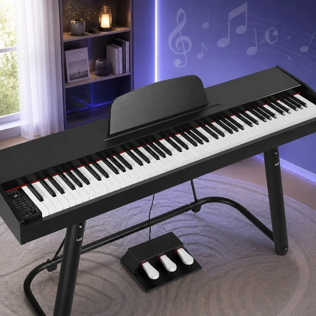 88 Keys Electronic Piano Keyboard with Stand