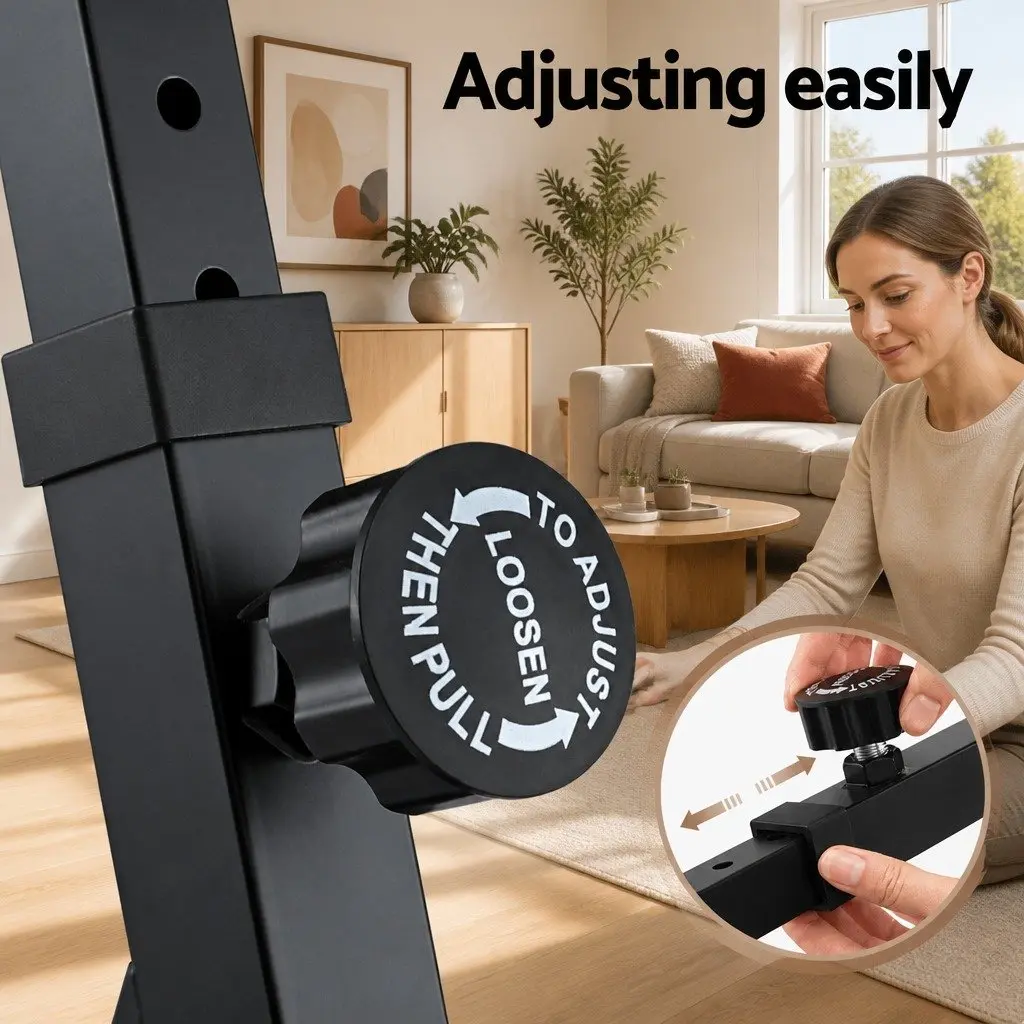 Piano Stand Heavy Duty Steel Adjustable Z-Frame Black