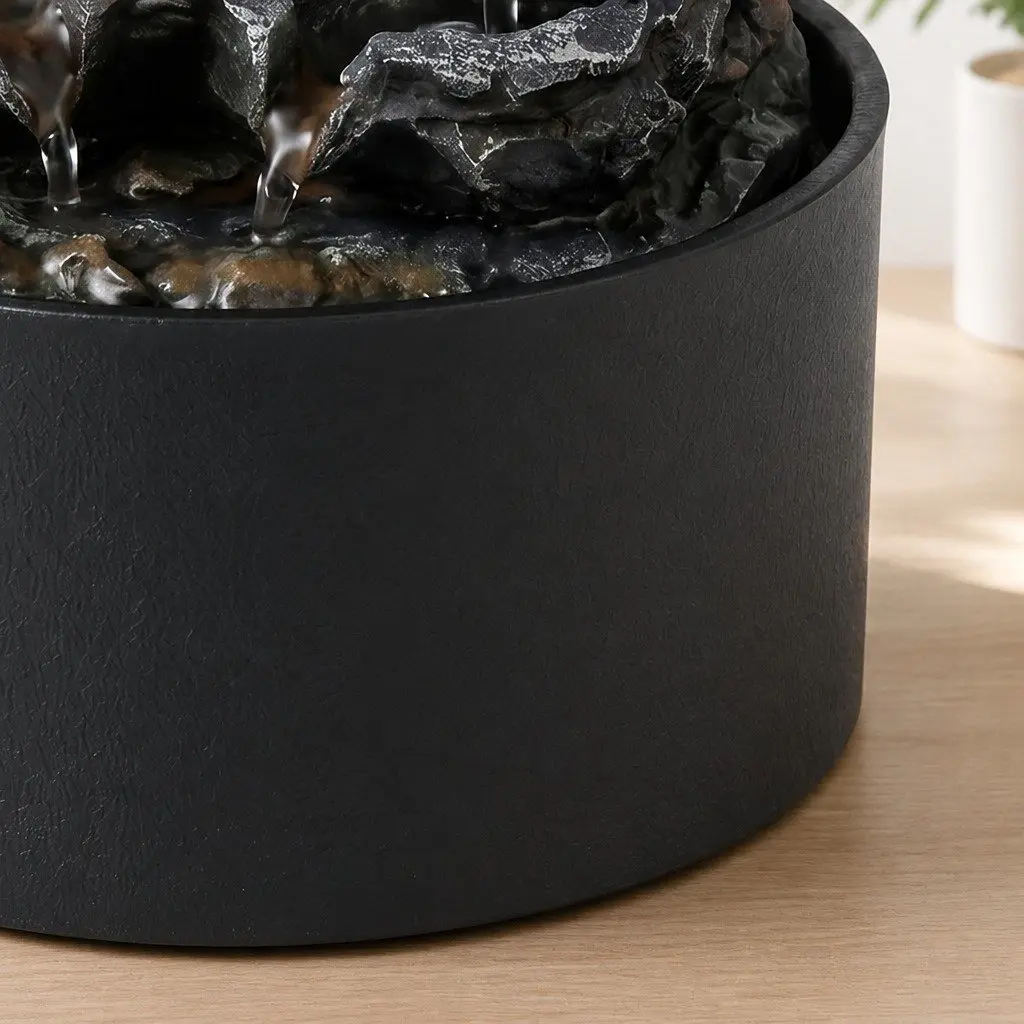 Tabletop Water Fountain with 3 Adjustable Flow Levels