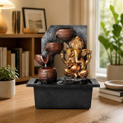LED Tabletop Fountain for Relaxation and Elegance
