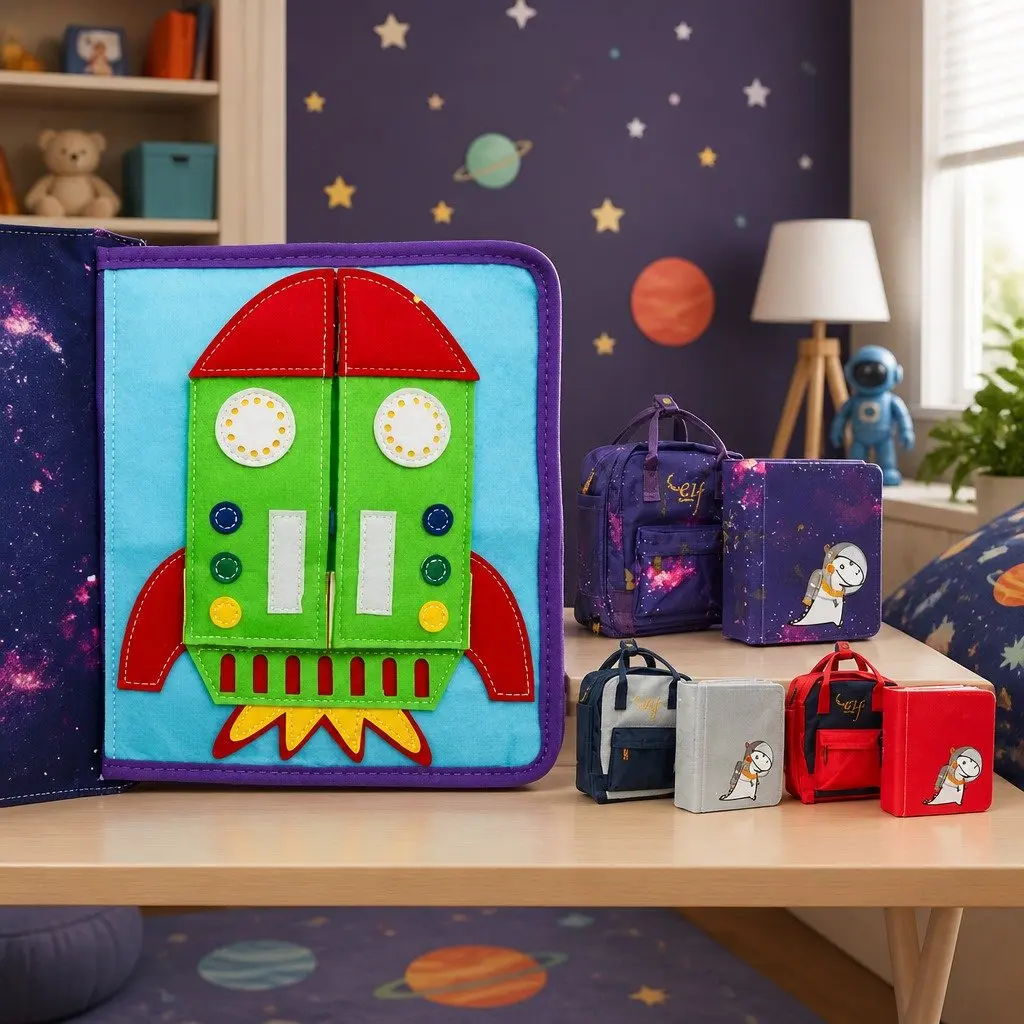 Interactive My Space Book for Kids Aged 4-6