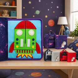 Interactive My Space Book for Kids Aged 4-6