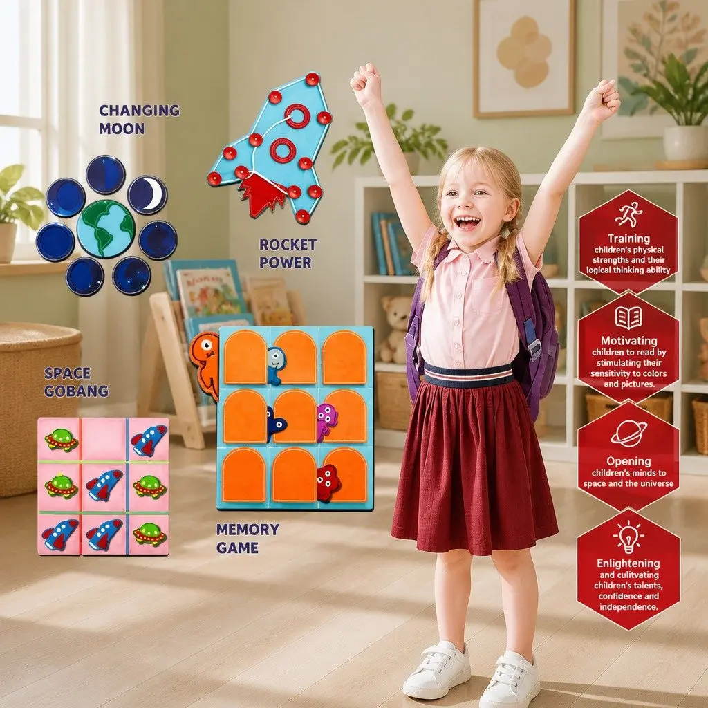 Interactive My Space Book for Kids Aged 4-6