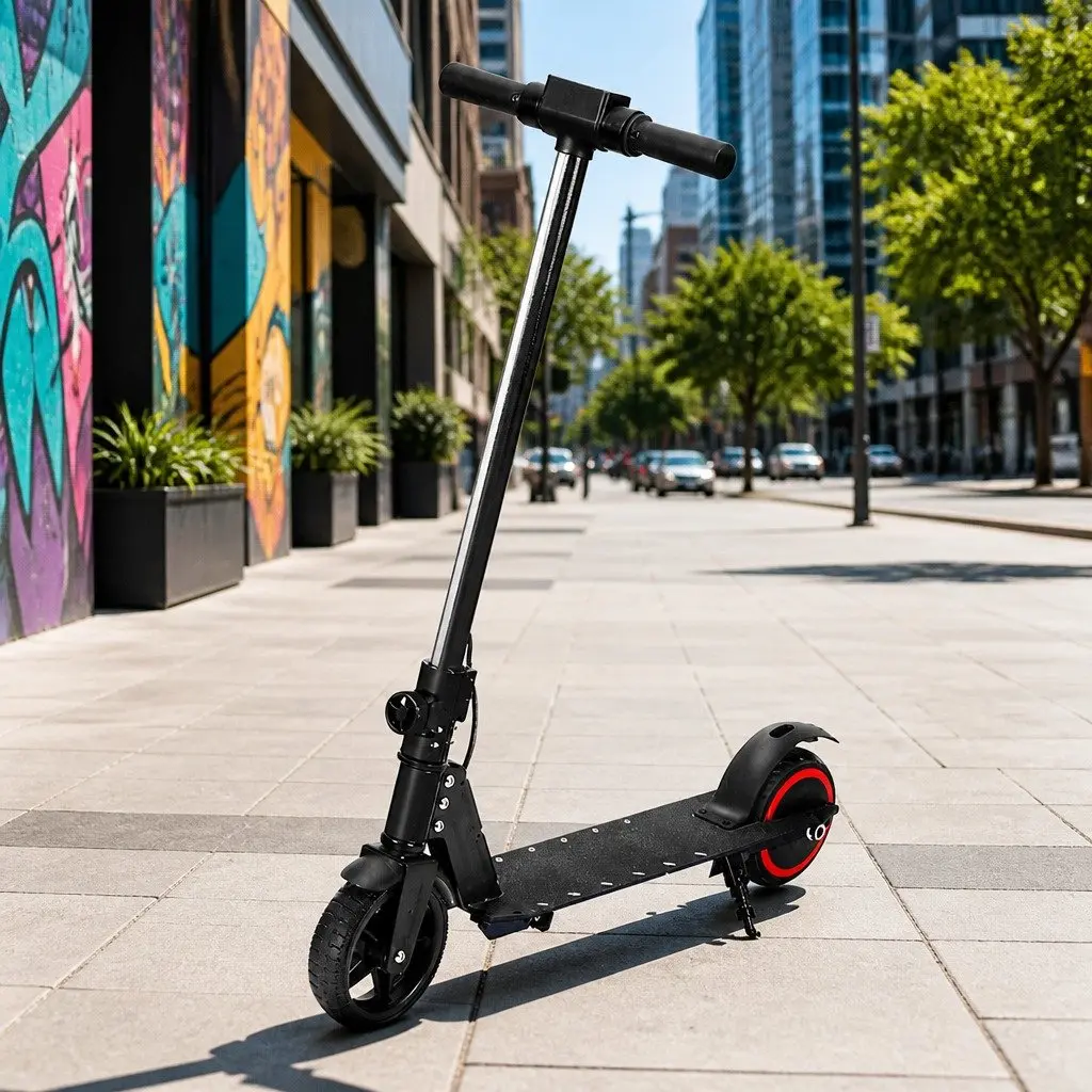 Electric Scooter Aluminium 130W 16KM/H Black
