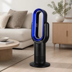 Premium Bladeless Fan Heater Tower with Remote Control