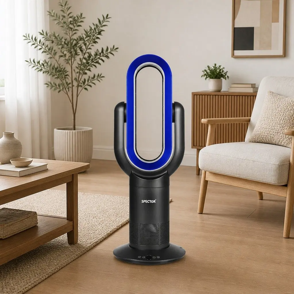 Bladeless Fan Heater Tower with Remote Control