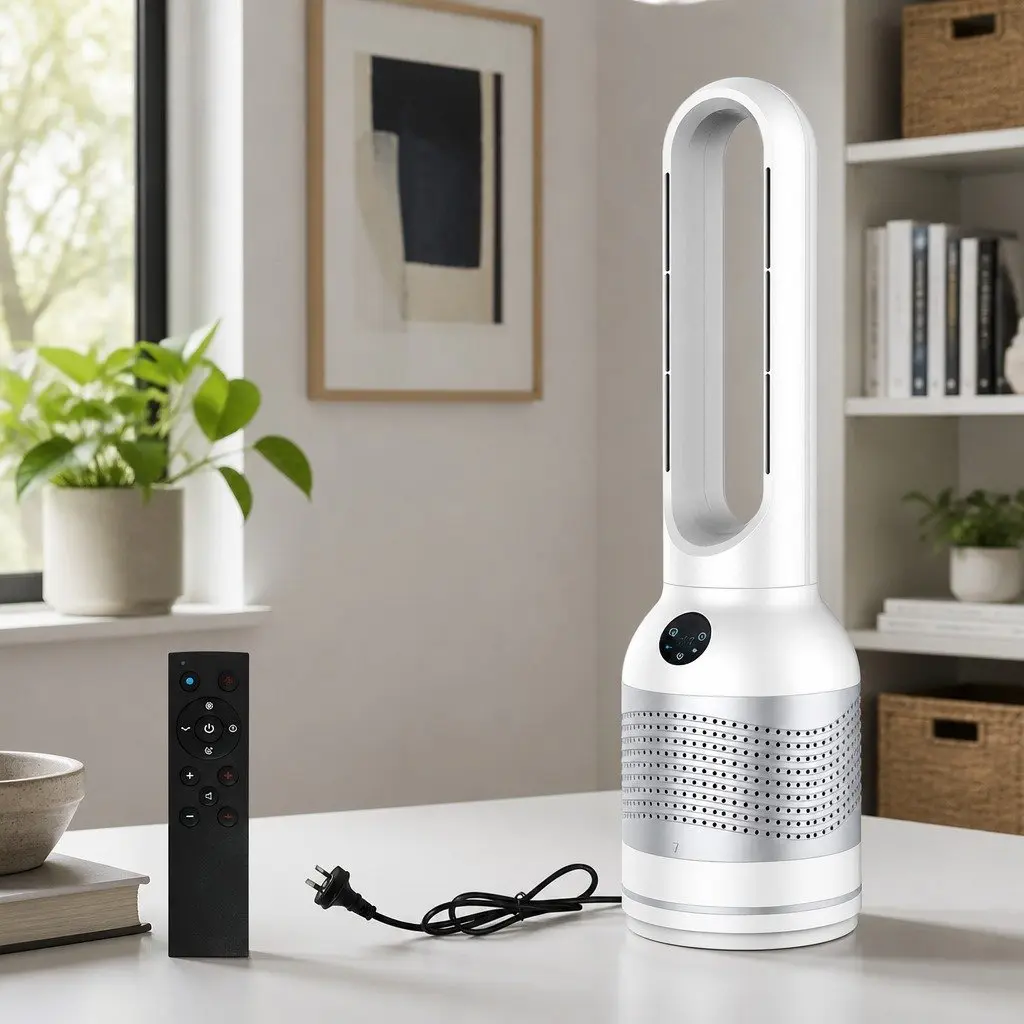 Bladeless Fan, Heater & Air Purifier 3in1