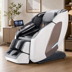 Massage Chair Full Body Zero Gravity Recliner 4D Dual Mechanism SL Track