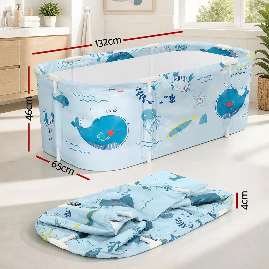 Portable Foldable Bathtub with Insulation and Stability