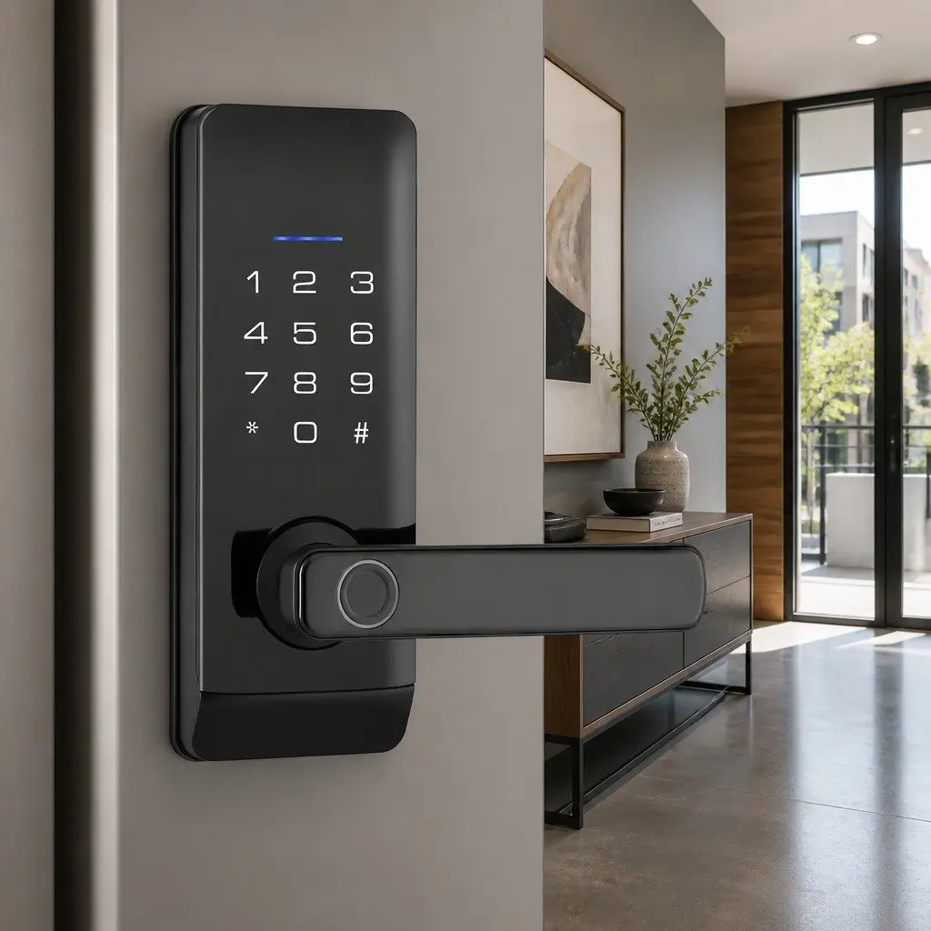 Fingerprint Door Lock with Touchpad Control