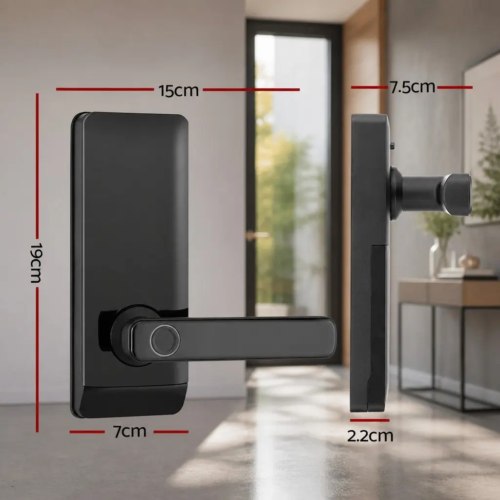 Fingerprint Door Lock with Touchpad Control