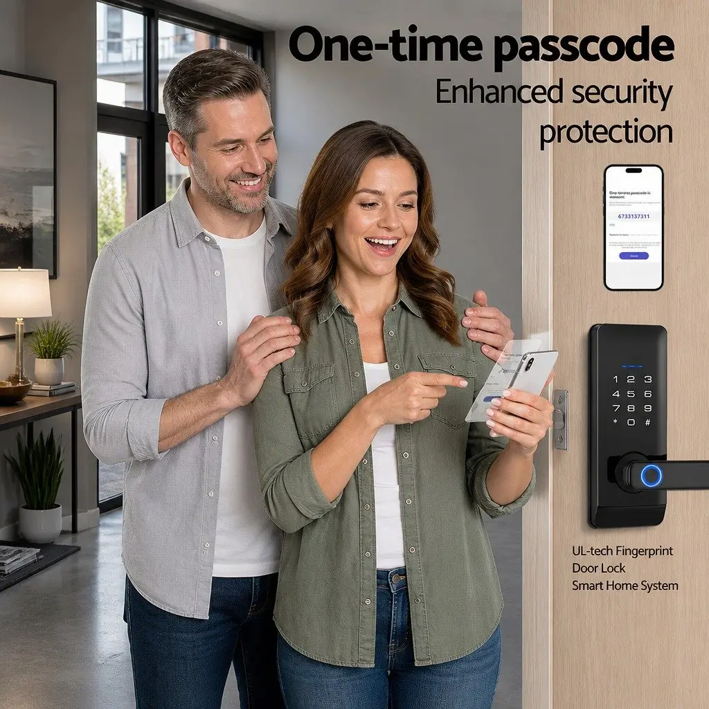 Fingerprint Door Lock with Touchpad Control