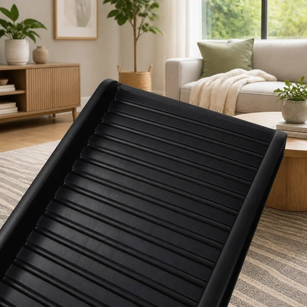 Dog Ramp Durable Plastic 40cm x 152cm Black