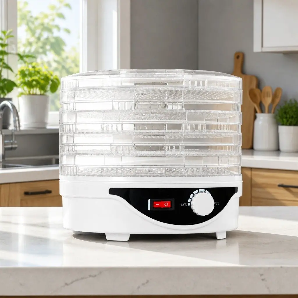 Food Dehydrator Plastic 5 Tray White