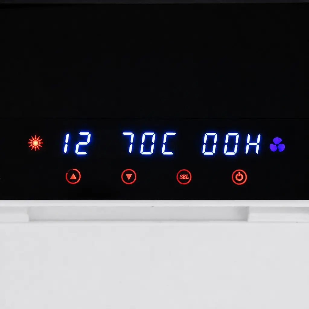 Food Dehydrator Food-grade Plastic 10 Tray Black