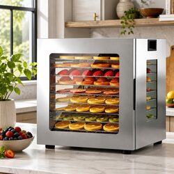 Premium 10 Tray Food Dehydrator with Stainless Steel Build