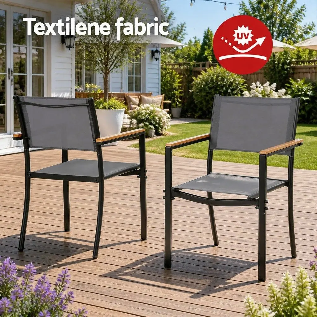 7-Piece Durable Outdoor Dining Set with Chairs and Table