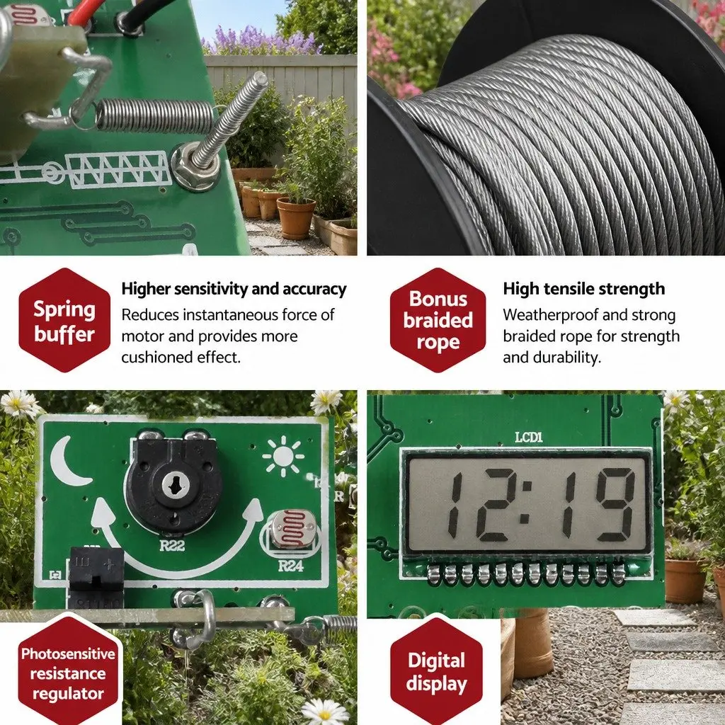 Automatic Chicken Coop Door Opener with Smart Controls