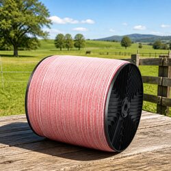 Premium Electric Fence Poly Tape 1200M 12mm Red White