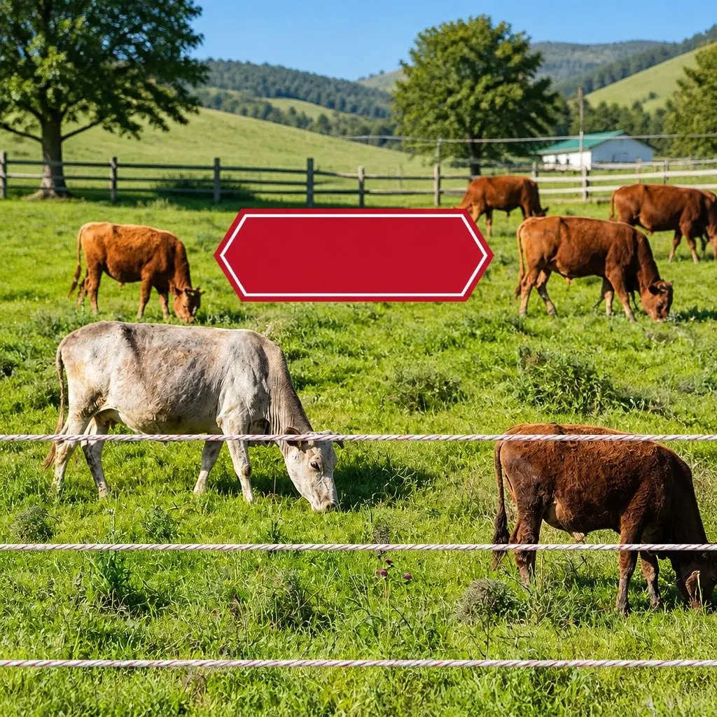 Electric Fence Poly Wire 2000M Red White