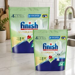 Ultimate Pro 0% Dishwashing Tablets All in 1 Deep Cleaning Grease Removal