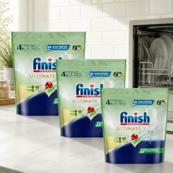 Ultimate Pro 0% Dishwashing Tablets 144 Count for Superior Cleaning