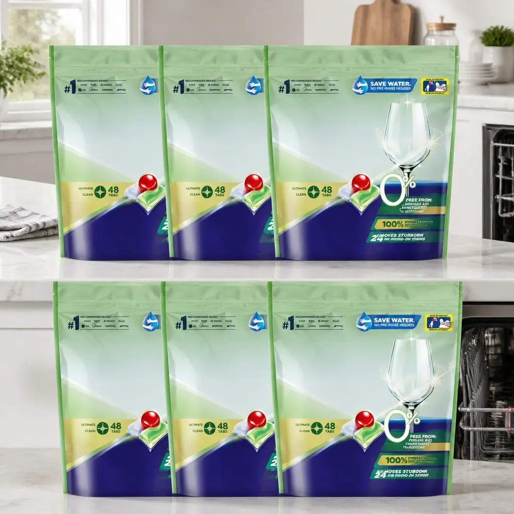 Powerball Ultimate Pro All in 1 Dishwashing Tablets 0% Formula 288 Pack